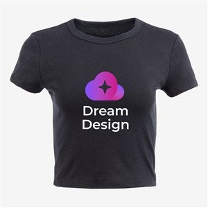 AI Bella+Canvas 1010 Micro Rib Baby Personalized Tee - Small - 55446D-BC-6482-SM