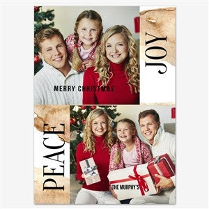 Christmas Story Holiday Personalized Photo Card - 5x7 Flat Smooth - 55543D-S-SM