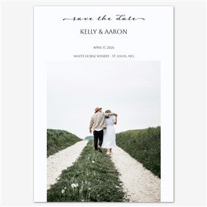 Forever Together Save the Date Personalized Card - 5x7 Flat Smooth - 55675D-S-SM