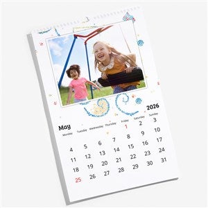 Sunny Mosaic Photo Full Page Wall Calendar - 55694D