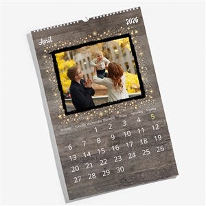 Rustic Whimsy Photo Full Page Wall Calendar - 55699D