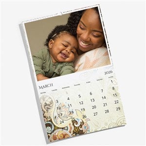 Floral Photo Full Page Wall Calendar - 55705D