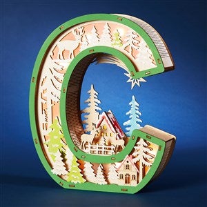Northwood Noel Wood LED Monogram Letter - C - 55971-C