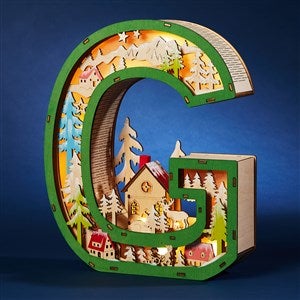 Northwood Noel Wood LED Monogram Letter - G - 55971-G