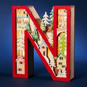 Northwood Noel Wood LED Monogram Letter - N - 55971-N