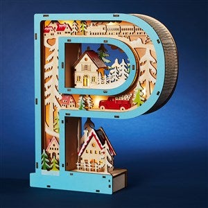 Northwood Noel Wood LED Monogram Letter - P - 55971-P