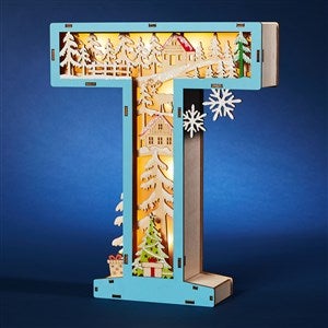 Northwood Noel Wood LED Monogram Letter - T - 55971-T