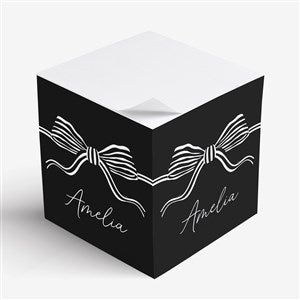 Perfectly Tied Personalized Paper Note Cube - 56052