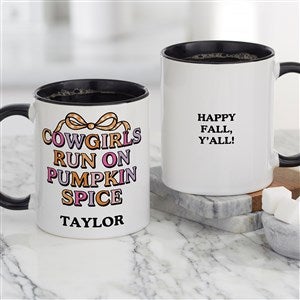 Kittenish Personalized Pinkoween Mug 11 oz. - Black - 56089-B