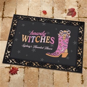 Kittenish Personalized Pinkoween Doormat - 18x27 - 56091