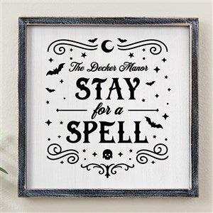 Personalized 12x12 Pinkoween Blackwashed Framed Wall Art by Jessie James Decker - 56093B-12x12