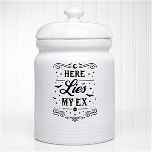 Kittenish Personalized Pinkoween Ceramic Jar - 56096