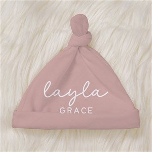 Tender Name  Personalized Baby Top Knot Hat - 56128