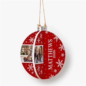 Photo Personalized 3D Wood Ornament - 56173-C