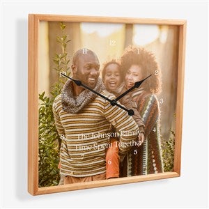 Photo Personalized Square Wall Clock - 56185