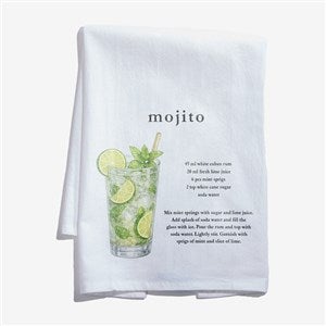 Signature Cocktail Personalized Tea Towel - 56254