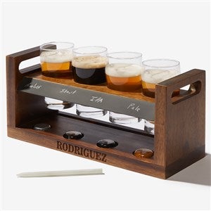 Engraved Craft Beer Flight Serving Set - 56357