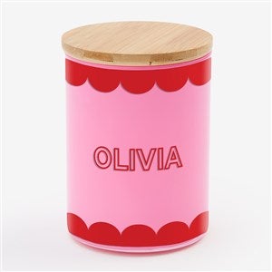 Scallop Personalized Color Splash 12oz Candle - Peony  Blush - 56364-PB