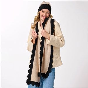 トップス Scallop embroidery scarf venica Scallop embroidery scarf venica SCARVES – Martina Vidal Venezia