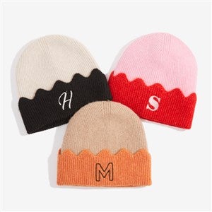 Melody Scallop Knit Beanie Hat - 56371-H