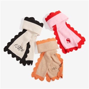 Melody Scallop Embroidered Scarf - 56371-S