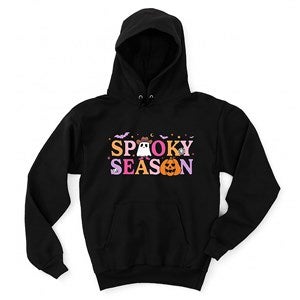 Kittenish Personalized Pinkoween Spooky Season Hoodie in Black - 56400-BS