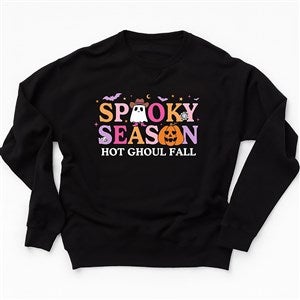 Kittenish Personalized inkoween Spooky Season Crewneck in Black - 56400-CWS