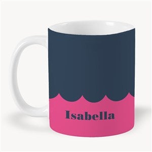 Scallop Me Pretty Personalized Coffee Mug 11 oz.- White - 56479-S