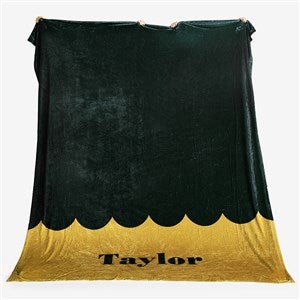 Scallop Me Pretty Personalized 90x108 Plush King Fleece Blanket - 56480-K