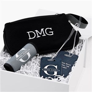 Lavish Last Name Personalized Travel Gift Set For Him - 56568