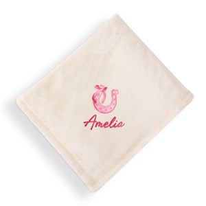 Kittenish Embroidered 50x60 Beige Fleece Blanket - 56627-ST