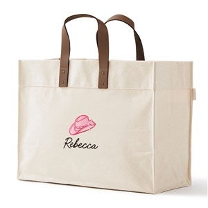 Embroidered Western Icons Canvas Tote by Jessie James Decker - 56628
