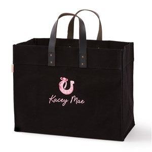 Embroidered Western Icons Black Tote by Jessie James Decker - 56629