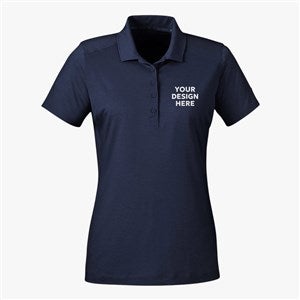 Custom Womens Puma Bandon Polo - Navy Blazer - 56664