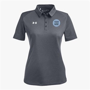 Custom Under Armour Womens Tech™ Polo - Light Grey - 56687