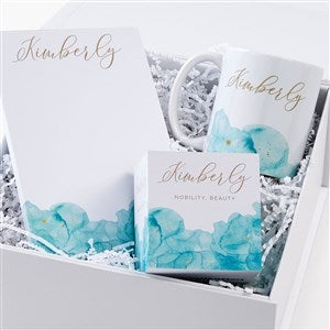 Birthstone Color Personalized Stationery Gift Set - 56740