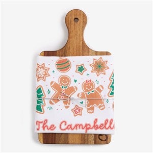 Baking Spirits Bright Personalized Tea Towel and Paddle Board Gift Set - 56844