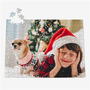 Family Christmas Photo Personalized 252 Pc Photo Puzzle - Horizontal - 56886-252H