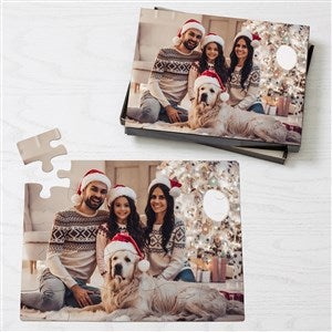Family Christmas Photo Personalized 25 Pc Photo Puzzle - Horizontal - 56886-25H