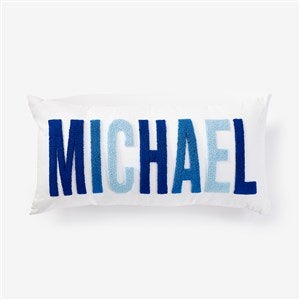 Personalized Punch Needle Gradient Name Pillow - 12x24 - 56950D-12x24