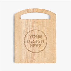 Corporate 16x12 Rubberwood Handle Cutting Board - 57058