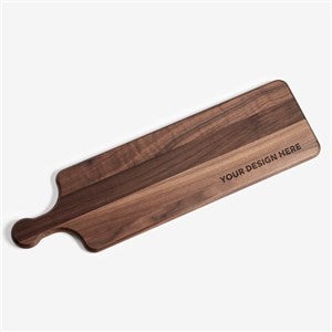 Corporate Engraved Walnut Paddle Serving Board - 57084