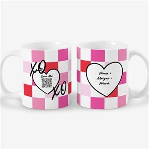 Valentines Day Personalized Photo Coffee Mug with Video QR Code 11 oz.- White - 57142-S