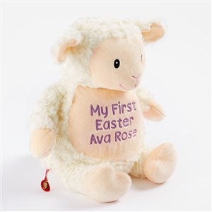 My First Easter Embroidered Fluffy Lamb - 57185
