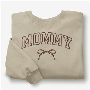 Embroidered Bow Adult Sand Sweatshirt by Jessie James Decker - 57330-SS