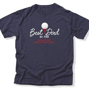 Best Dad By Par Personalized Hanes® Adult ComfortWash™ T-Shirt - 57377-CWT
