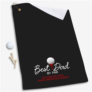 Best Dad By Par Personalized Golf Towel - 57380