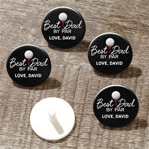 Best Dad By Par Personalized Golf Ball Markers - 57384