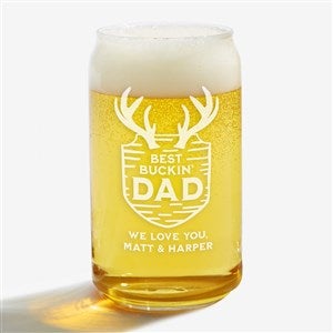 Hunting Trophy Engraved 16oz. Beer Can Glass - 57415-B