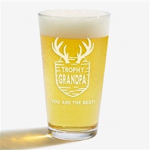 Hunting Trophy Engraved 16oz. Pint Glass - 57415-PG